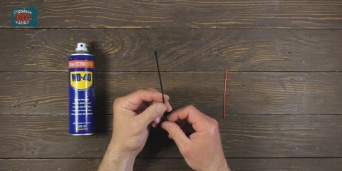 Jak vyměnit trubku z wd - 40 ?